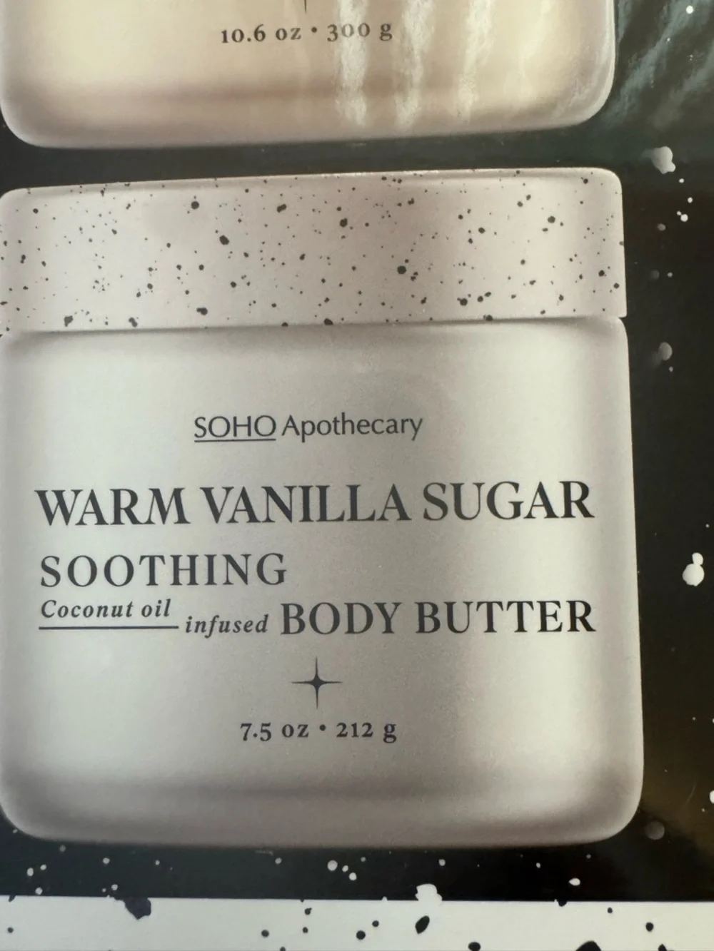 SOHO Apothecary Warm Vanilla Sugar Body Scrub & Body Butter Winter Care Set - Picture 3 of 12
